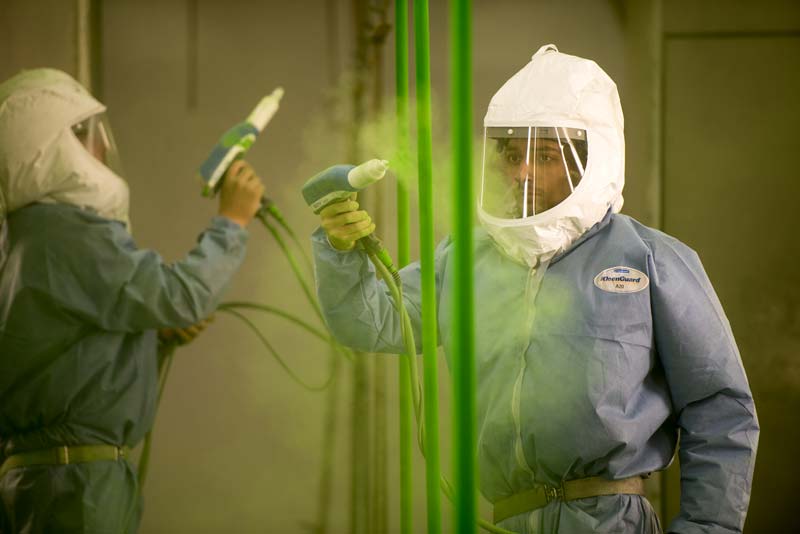Lou-Rich Paint-Line Employee